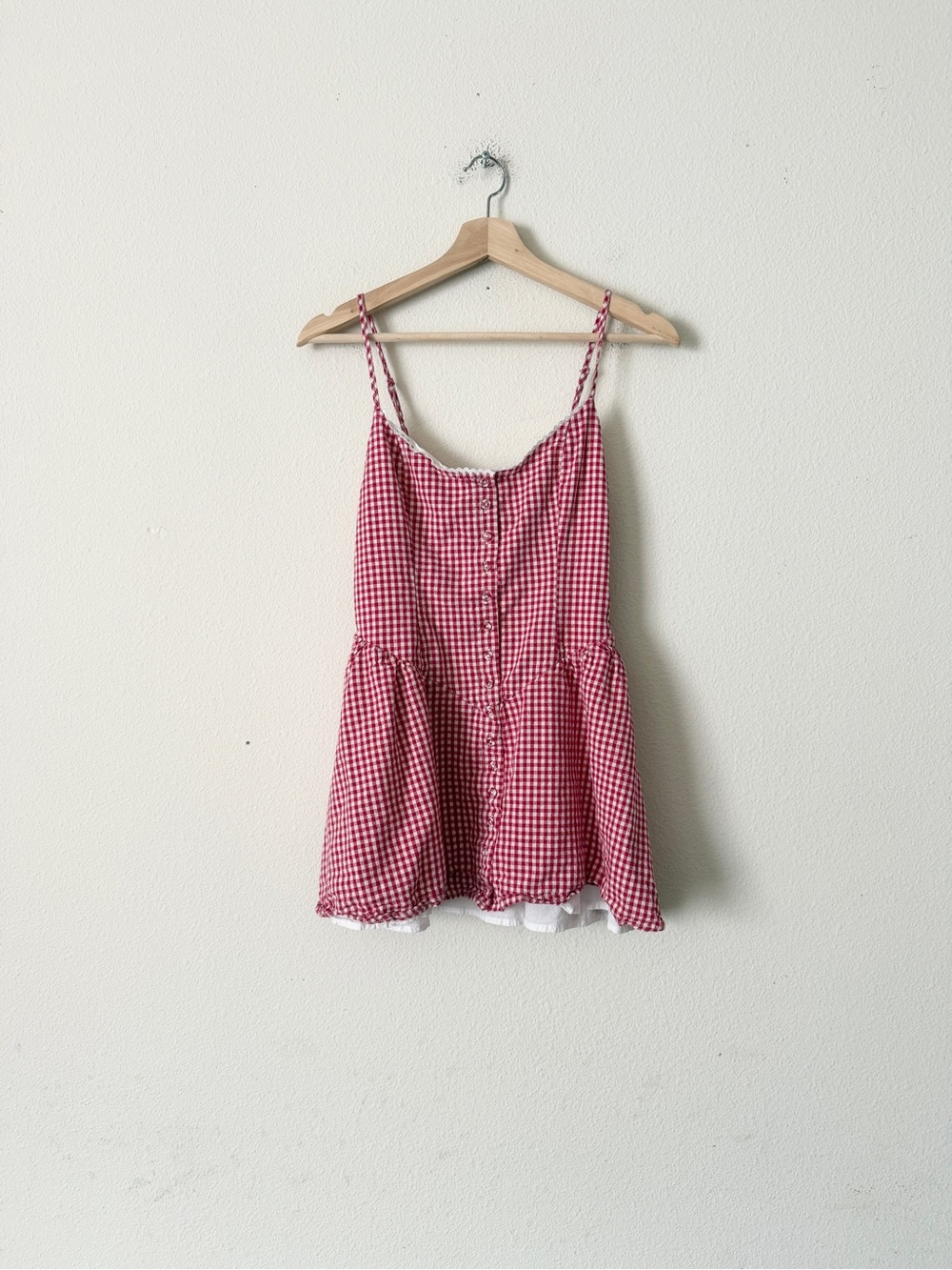Princess Polly SIZE 6 Toulouse mini red gingham dress - Picture 2 of 6